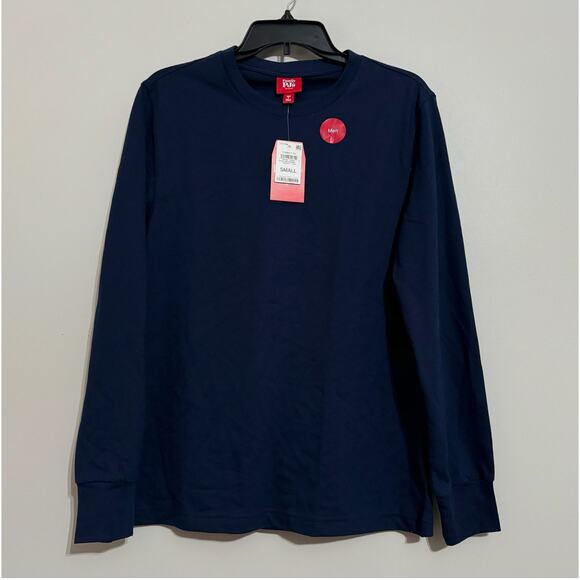 Macys Pajama Set Mens Small Navy Colorful Festive Holiday Lounge Comfy Cozy - Picture 3 of 9